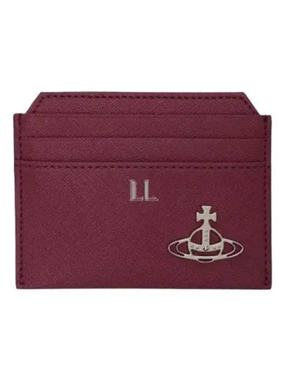 ORB Logo Card Wallet Red - VIVIENNE WESTWOOD - BALAAN 2