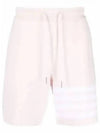 Diagonal Drawstring Bermuda Shorts Pink - THOM BROWNE - BALAAN 2