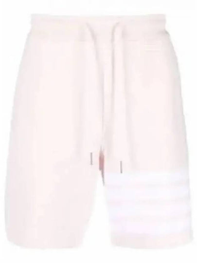 Diagonal Drawstring Bermuda Shorts Pink - THOM BROWNE - BALAAN 2