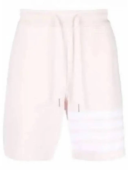 Diagonal Drawstring Bermuda Shorts Pink - THOM BROWNE - BALAAN 2