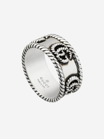 Double G Ring Silver YBC627729001 - GUCCI - BALAAN 2