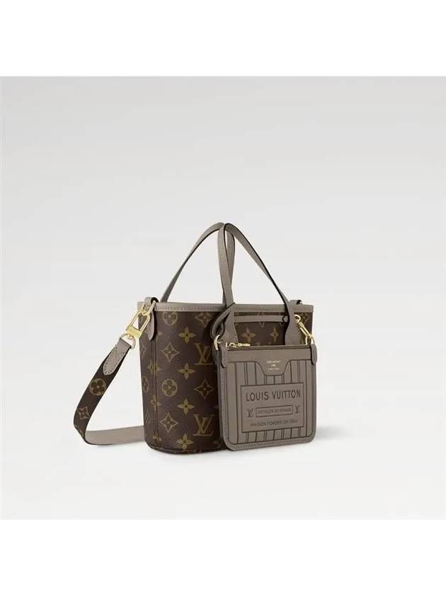 Neverfull Bandouliere Inside Out BB Monogram Tote Bag Dark Fango - LOUIS VUITTON - BALAAN 3