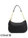 gold terry shoulder bag black - COACH - BALAAN 4