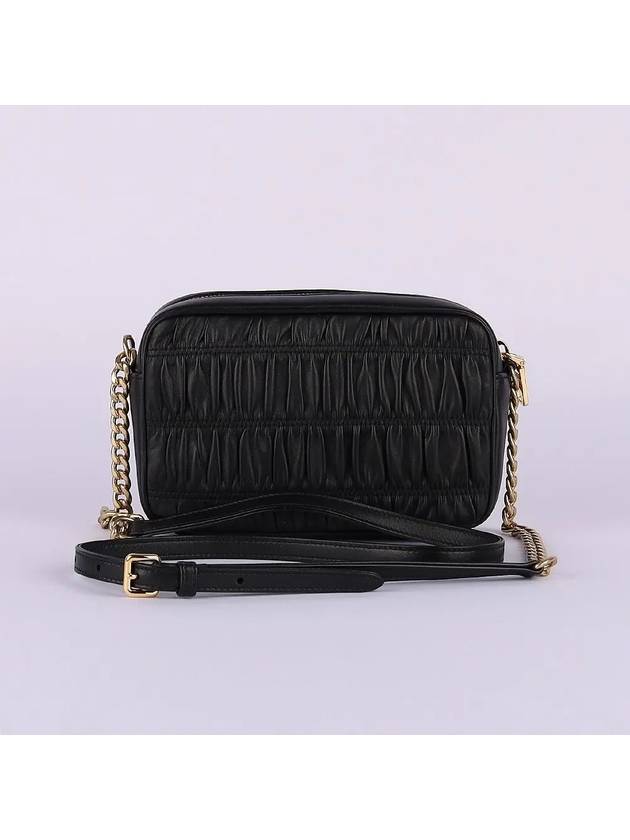 Nappa Gaufre Chain Shoulder Bag Black - PRADA - BALAAN 3