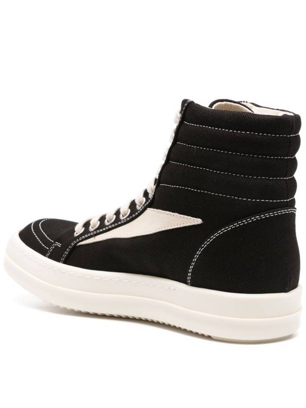 vintage high top sneakers black - RICK OWENS - BALAAN 3