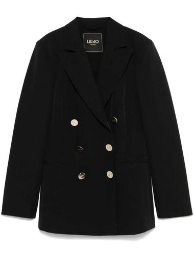 Liu Jo Fitted Double-Breasted Blazer - LIU JO - BALAAN 1