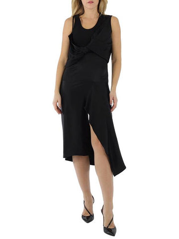 Atlein Ladies Black Hybrid Dress, Brand Size 34 (US Size 0) - ATLEIN - BALAAN 1