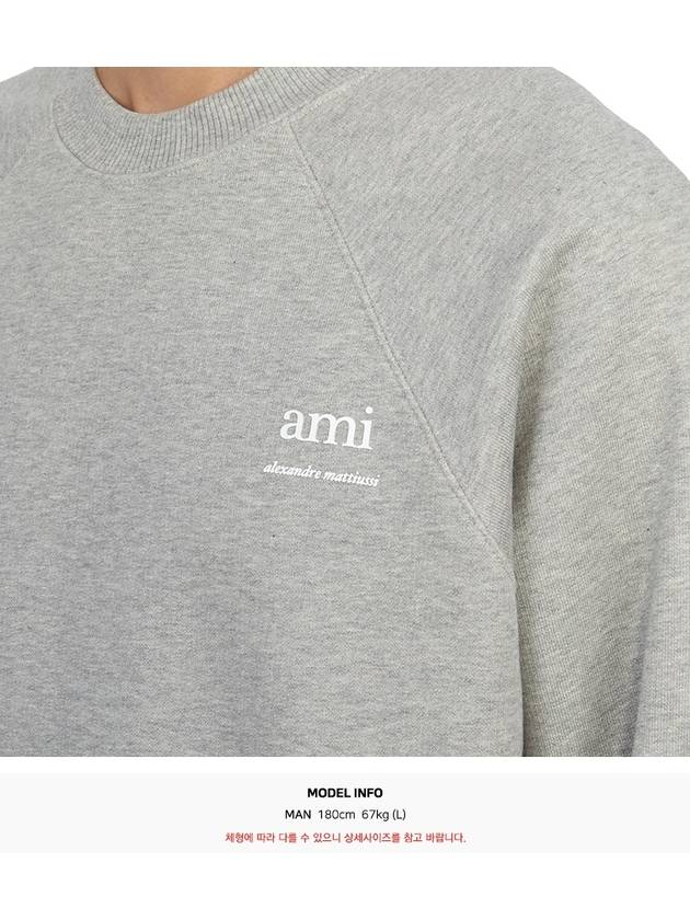 Alexandre Mattiussi Sweatshirt Grey - AMI - BALAAN 8