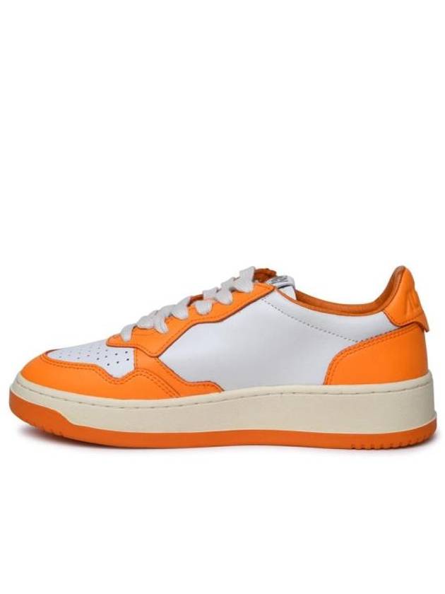 Women's Medalist Bi-Color Low-Top Sneakers Orange - AUTRY - BALAAN 4