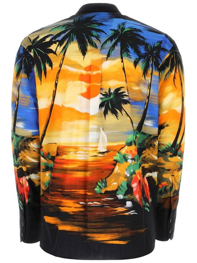 Men's Hawaiian Print Nylon Sweatshirt - DOLCE&GABBANA - BALAAN 3