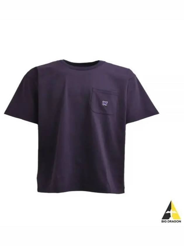 Crew Neck Tee Eggplant OT262 Short Sleeve T Shirt - NEEDLES - BALAAN 1