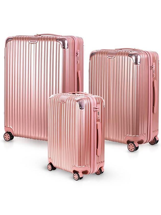 3ZETS travel carrier 3-piece set 20 24 29 inches rose gold - KLEPTON - BALAAN 1