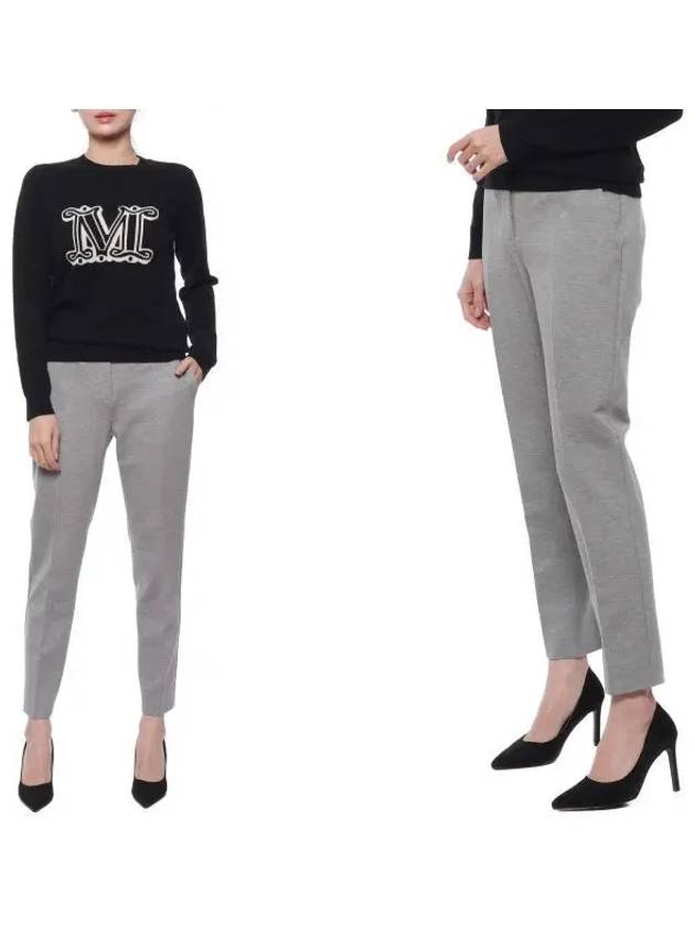 Pegno Straight Pants Grey - MAX MARA - BALAAN 2