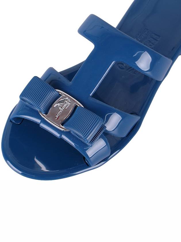 Lylia Sandals Mediterian Blue - SALVATORE FERRAGAMO - BALAAN 8