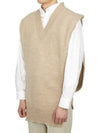 Wool Alpaca Tabard Vest Beige - MAISON MARGIELA - BALAAN 3