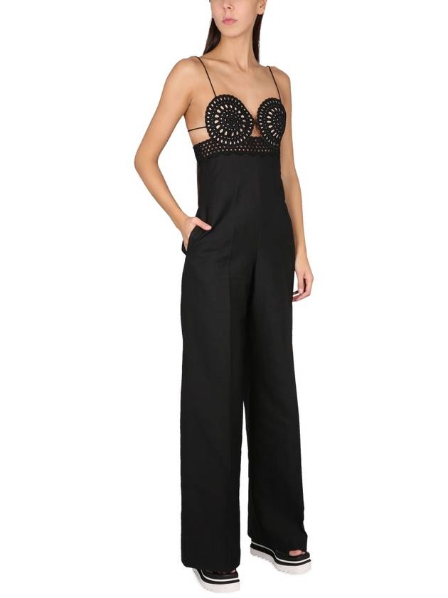 Jumpsuit 6100303BU304 1000 BLACK - STELLA MCCARTNEY - BALAAN 4