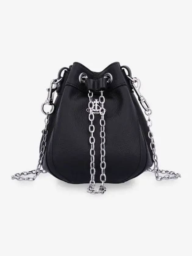 Black Chrissy Small Bucket Bag 4C030004W S000D N403 00061 - VIVIENNE WESTWOOD - BALAAN 2