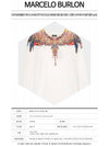 Multicolor Wings Round Long Sleeve T-Shirt White - MARCELO BURLON - BALAAN 3