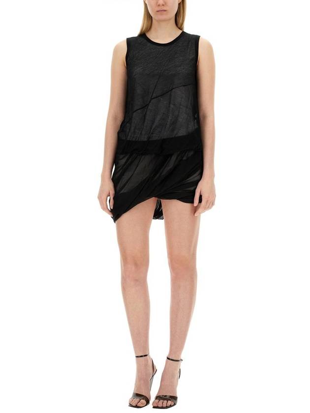 Skirt O01HW301 001 BLACK - HELMUT LANG - BALAAN 3