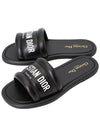 Every-D Embossed Lambskin Slippers Black - DIOR - BALAAN 2