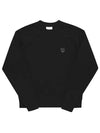 Bold Fox Head Patch Oversized Sweatshirt Black - MAISON KITSUNE - BALAAN 4