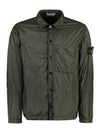 Micro Yarn Primaloft TC Over Long Sleeve Shirt Green - STONE ISLAND - BALAAN 2