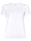 Stretch Cotton Jersey Short Sleeve T-Shirt White - BRUNELLO CUCINELLI - BALAAN 2