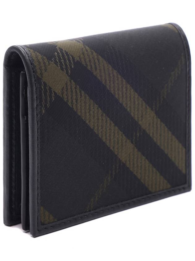 Check Zip Coin Pocket Card Wallet Shadow - BURBERRY - BALAAN 4