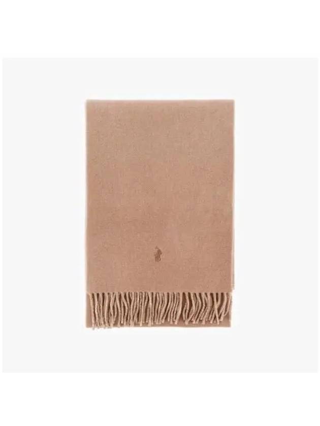 WC0601 250 Pony Double Face Fringe Muffler - POLO RALPH LAUREN - BALAAN 3