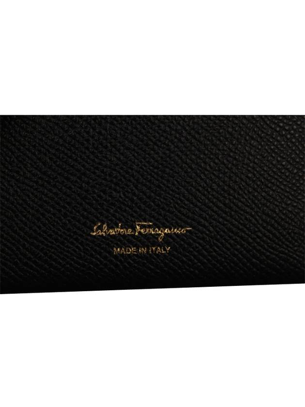 Gancini Card Wallet Black - SALVATORE FERRAGAMO - BALAAN 8