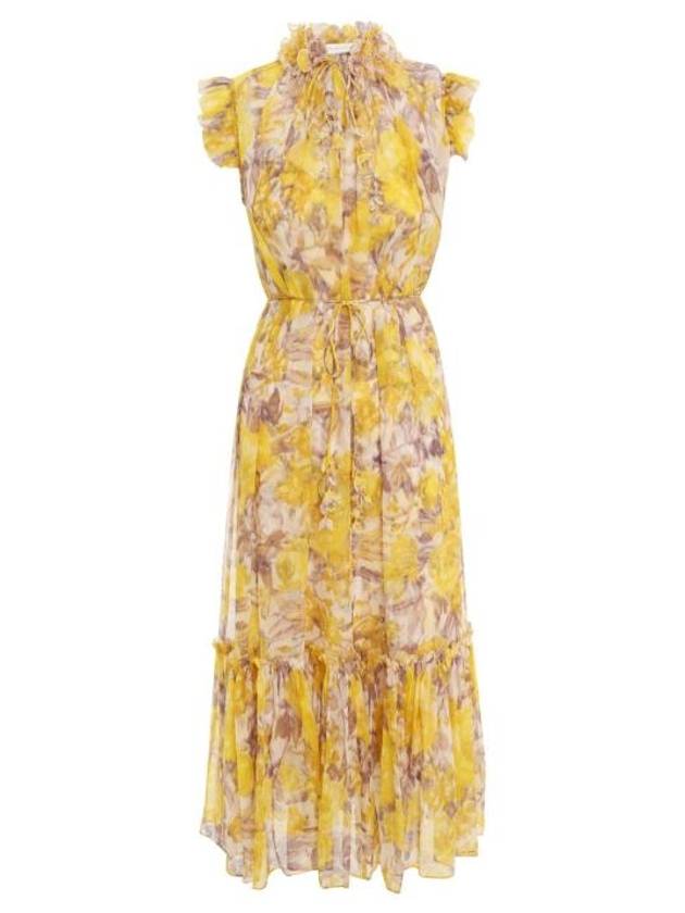 Women's Floral Long Dress Yellow - ZIMMERMANN - BALAAN 2