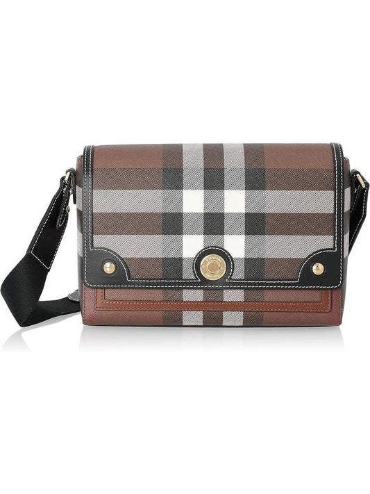 Note Shoulder Bag Dark Birch Brown - BURBERRY - BALAAN 1