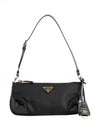 Re-Edition 2002 Re-Nylon Brushed Leather Shoulder Bag Black - PRADA - BALAAN 2