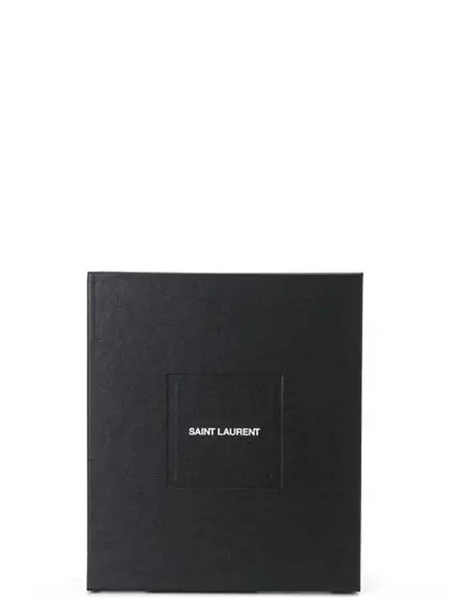 Cassandra Phone Holder Strap Cross Bag Black - SAINT LAURENT - BALAAN 8