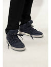 Match High Top Sneakers Blue - FENDI - BALAAN 1