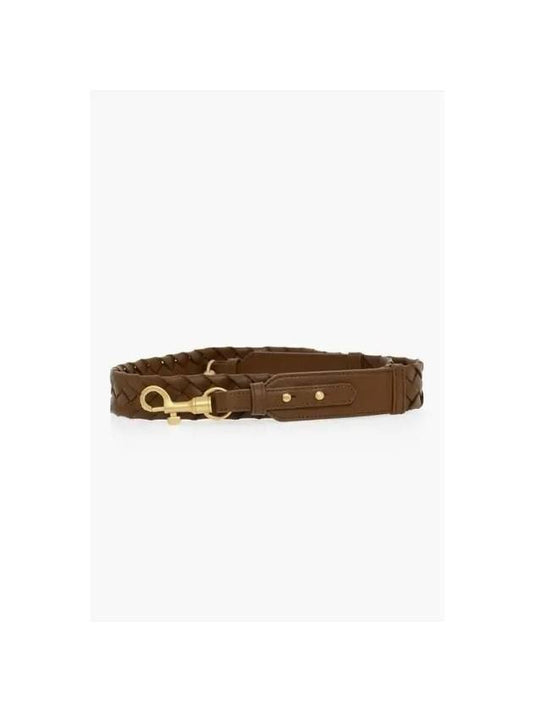 Intrecciato Leather Belt Brown - BOTTEGA VENETA - BALAAN 2