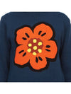 Kids Knit Sweatshirt K2583384A Blue - KENZO - BALAAN 9