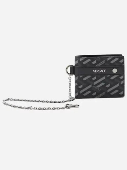 Signature Strap Half Wallet Black Multi 1002853 1A014445 B05E - VERSACE - BALAAN 2