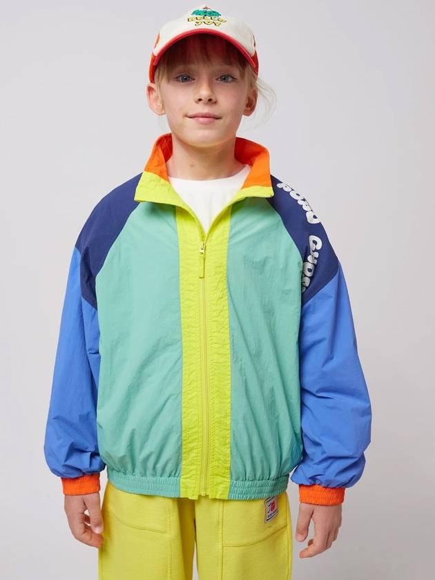 Children s Jumper Wavy Bobo Choses color block tracksuit jacket B125AC108 - BOBO CHOSES - BALAAN 5