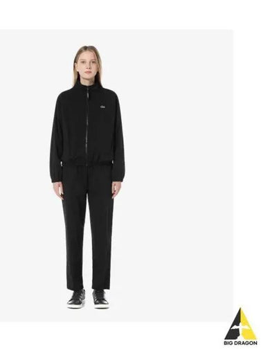 Women s Woven Setup Basic Pants Black - LACOSTE - BALAAN 1