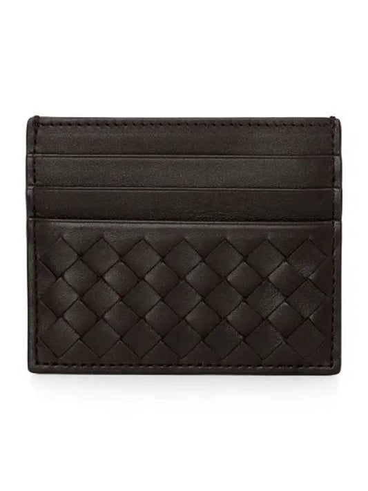 Intrecciato Classic Card Wallet Brown - BOTTEGA VENETA - BALAAN 2