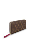 Monogram Clemence Long Wallet Brown Fuchsia - LOUIS VUITTON - BALAAN 3