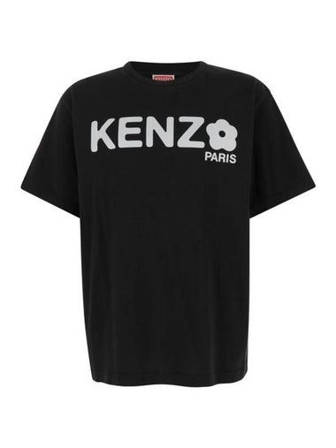 Boke Flower 2.0 Oversized Fit Short Sleeve T-Shirt Black - KENZO - BALAAN 1