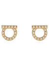 Gancini Pearl Earrings Gold - SALVATORE FERRAGAMO - BALAAN 2