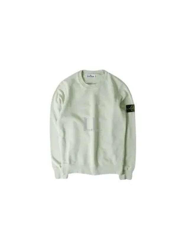 Wappen Patch Garment Dyed Sweatshirt Pistachio - STONE ISLAND - BALAAN 2