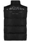 Graffiti Logo Padding Vest Black - ALEXANDER MCQUEEN - BALAAN 3