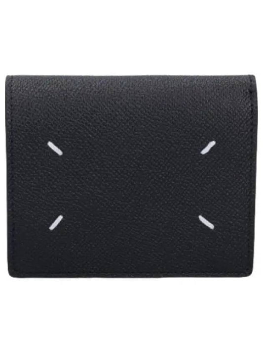 Stitched half wallet black - MAISON MARGIELA - BALAAN 1