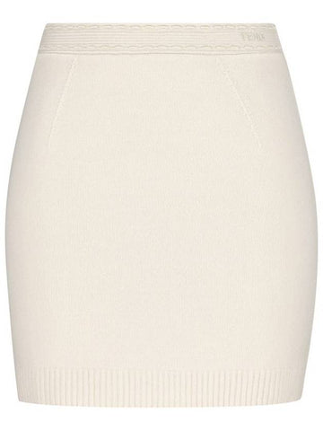 Fendi Skirts Beige - FENDI - BALAAN 1