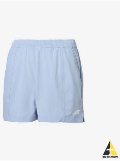 Women s 3 5 woven stretch short pants 51 Light Blue - NEW BALANCE - BALAAN 1