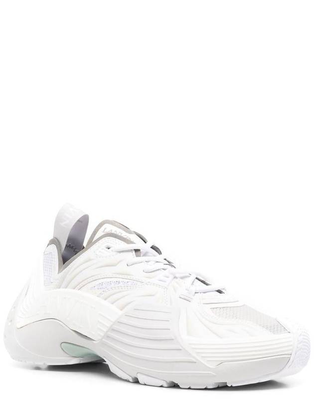 Mesh FalshX Low Top Sneakers White - LANVIN - BALAAN 5